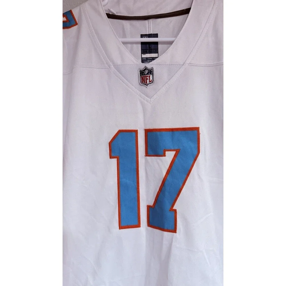 Nike Miami Dolphins Jaylen Waddle #17 Throwback Jersey Youth L 14/16 White NFL